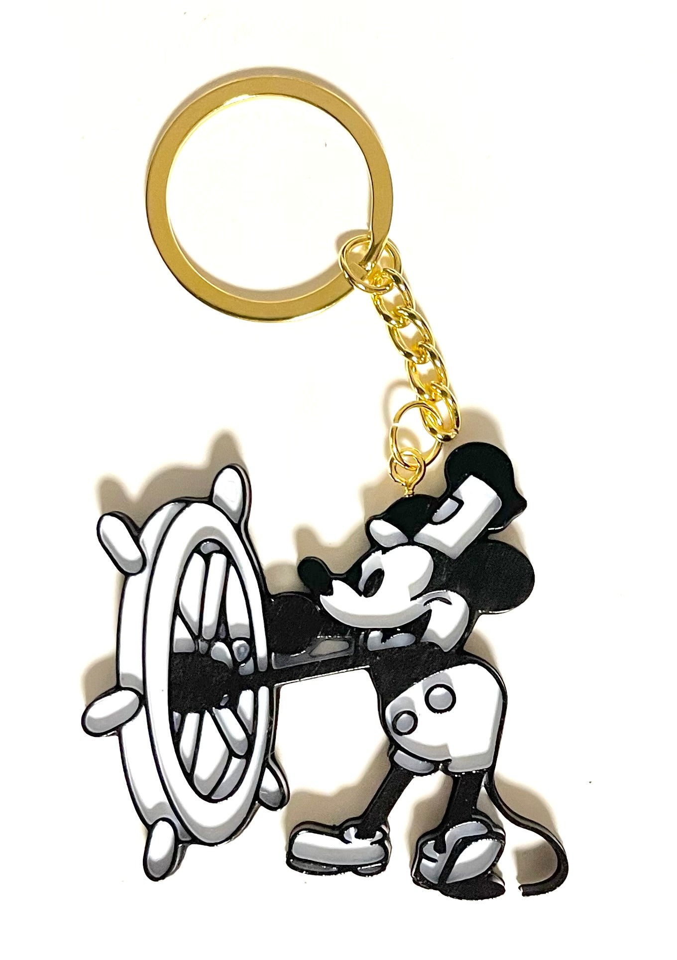 Lot of 7 Disney Steamboat Willie Keychains NWT outlet