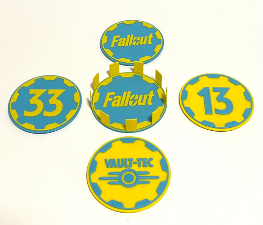 Fallout Coaster with Holder